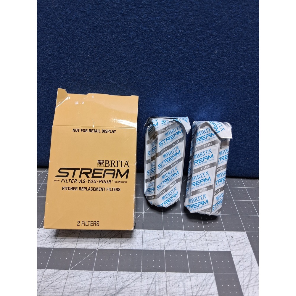 Brita Stream Pitcher Replacement Filters White 2 Pack Model OB05 237725003HY